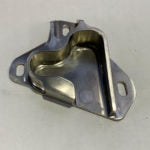 image of a metal door latch manufactured at Integrated Components machine shop
